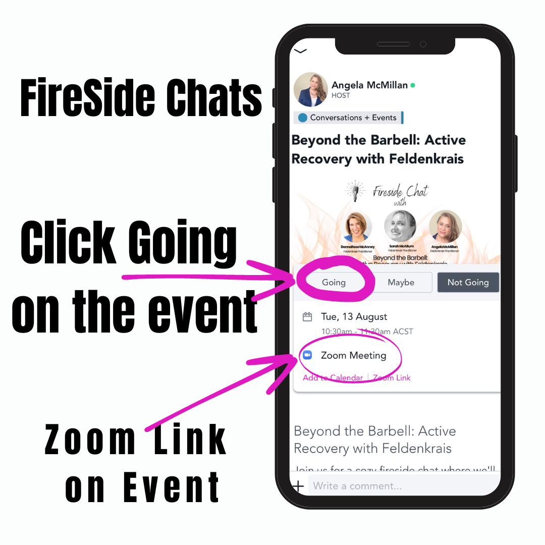 Fireside Chats inside the Movement Online Academy community